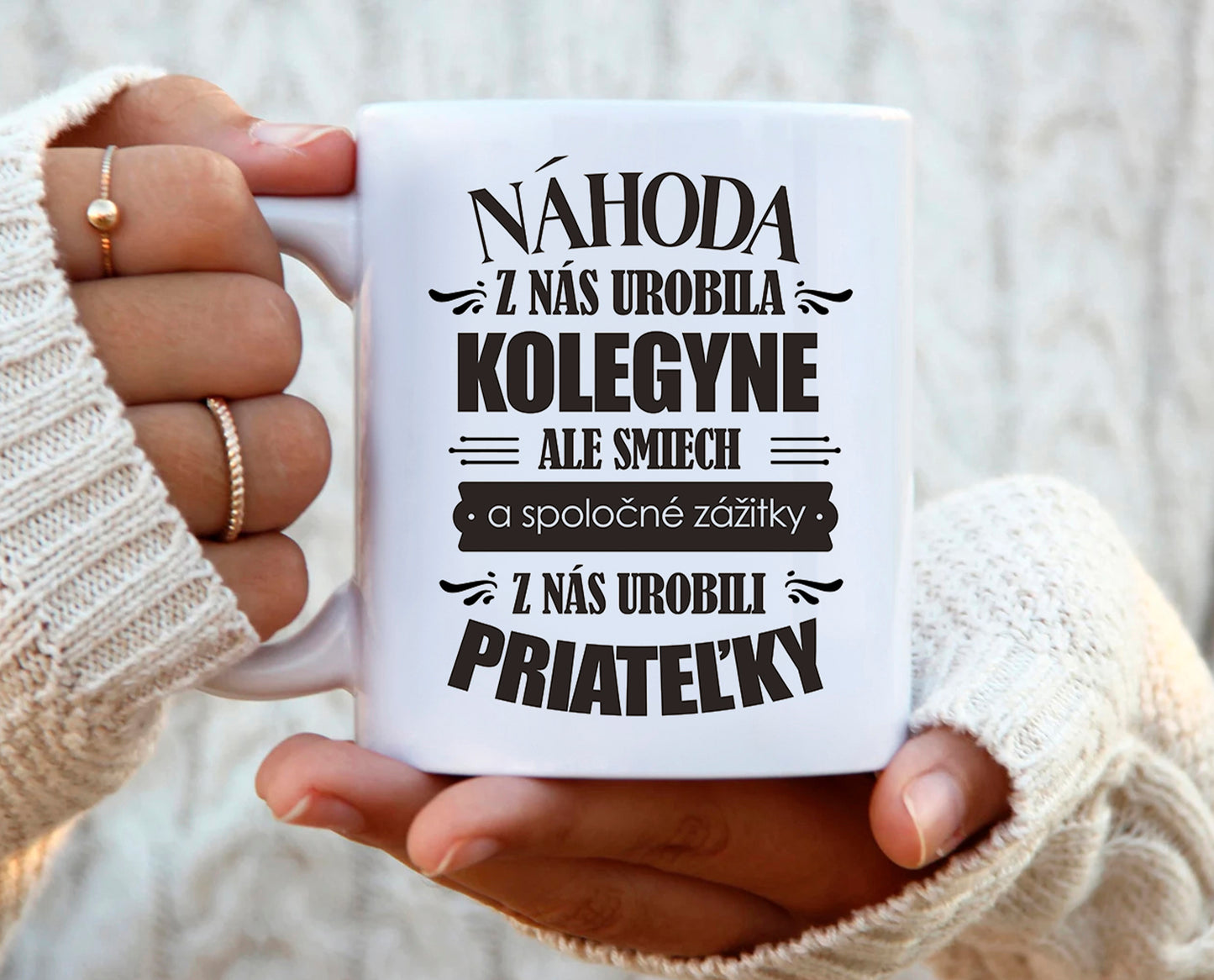 Náhoda z nás urobila kolegyne 3 - keramický hrnček